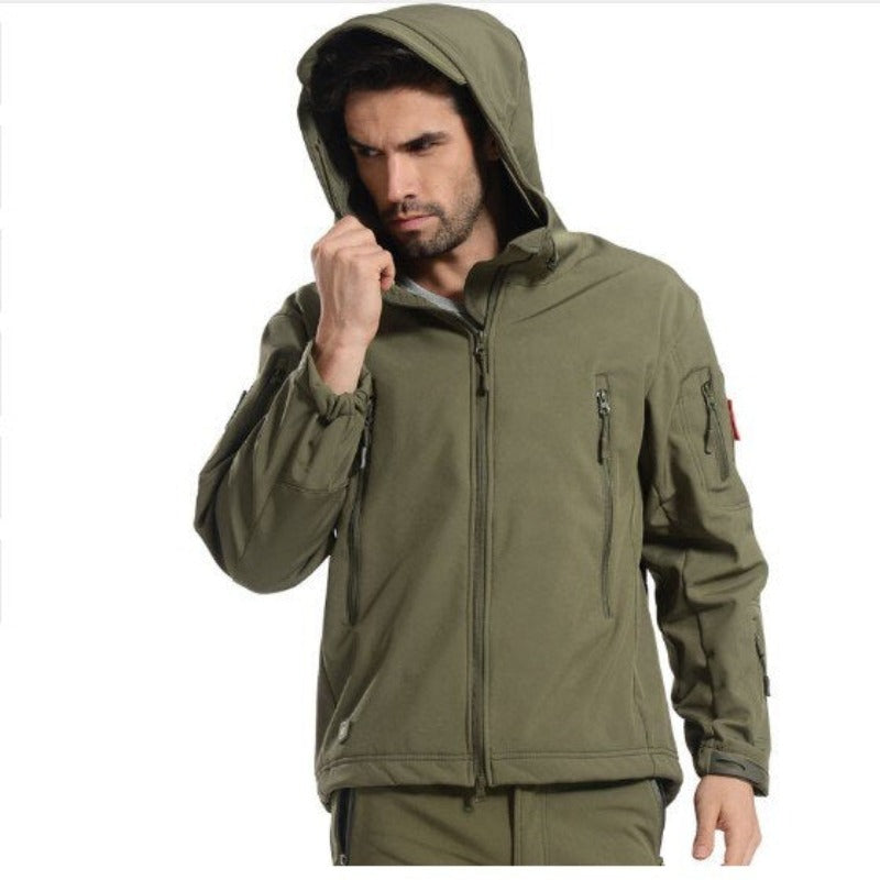 Softshell Camouflage Outdoor Jacket For Men