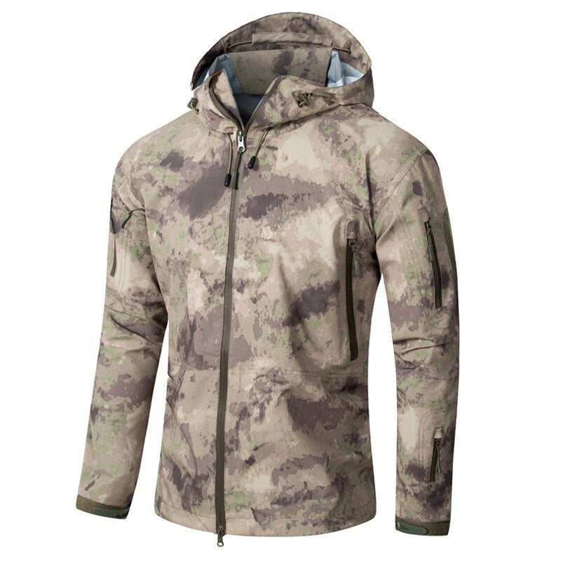 Outdoor Hoodie Hard Shell Hiking Camping Jackets