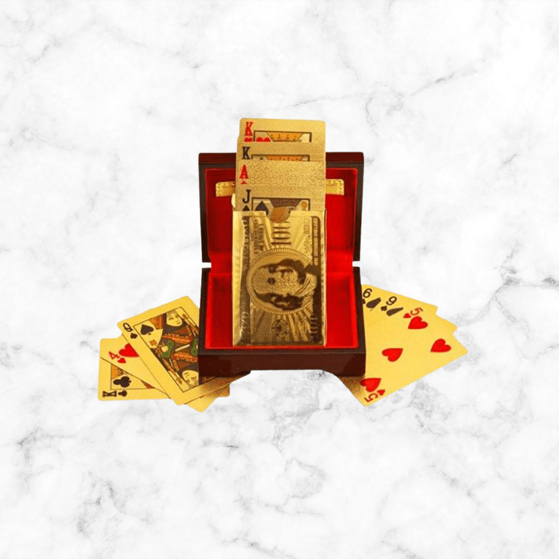 Premium 24K Gold-Certified Playing Cards