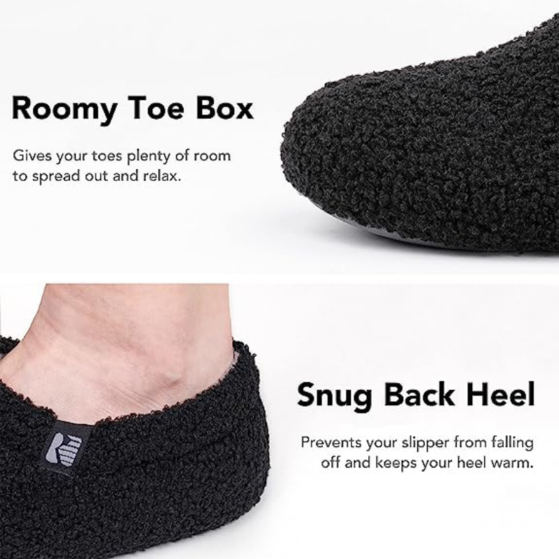 Teddy Fleece Closed Back Indoor Slipper