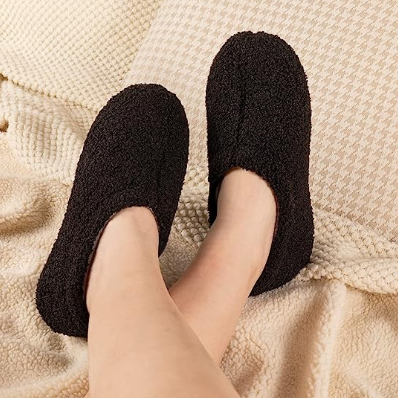 Teddy Fleece Closed Back Indoor Slipper