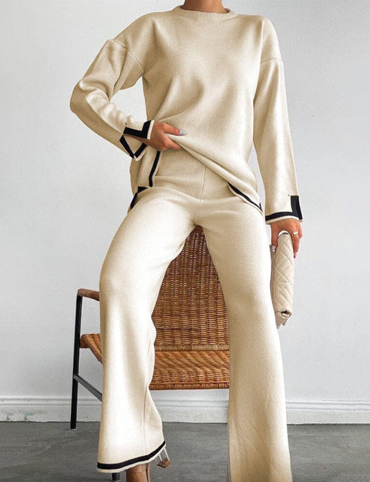 Classy Elastic Knit Lounge Set