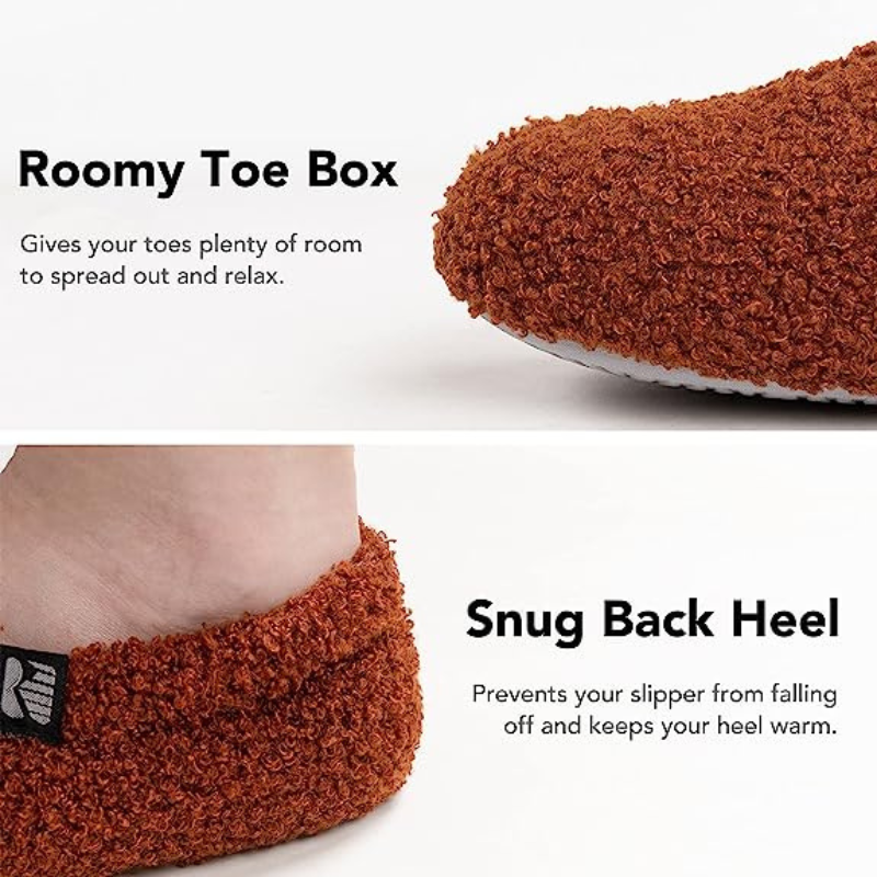 Teddy Fleece Closed Back Indoor Slipper