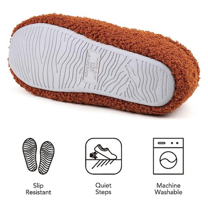 Teddy Fleece Closed Back Indoor Slipper