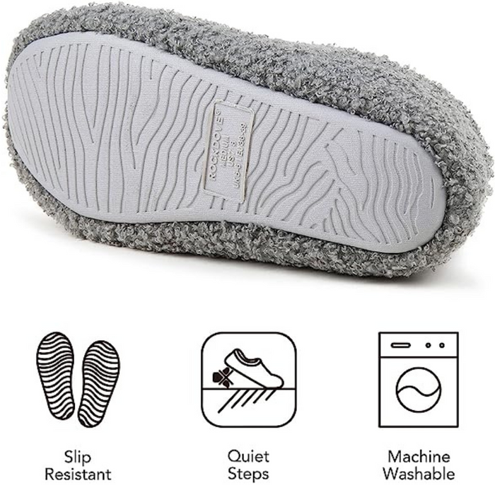 Durable Indoor Slippers With Fleece Lining