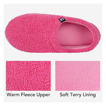 Teddy Fleece Closed Back Indoor Slipper