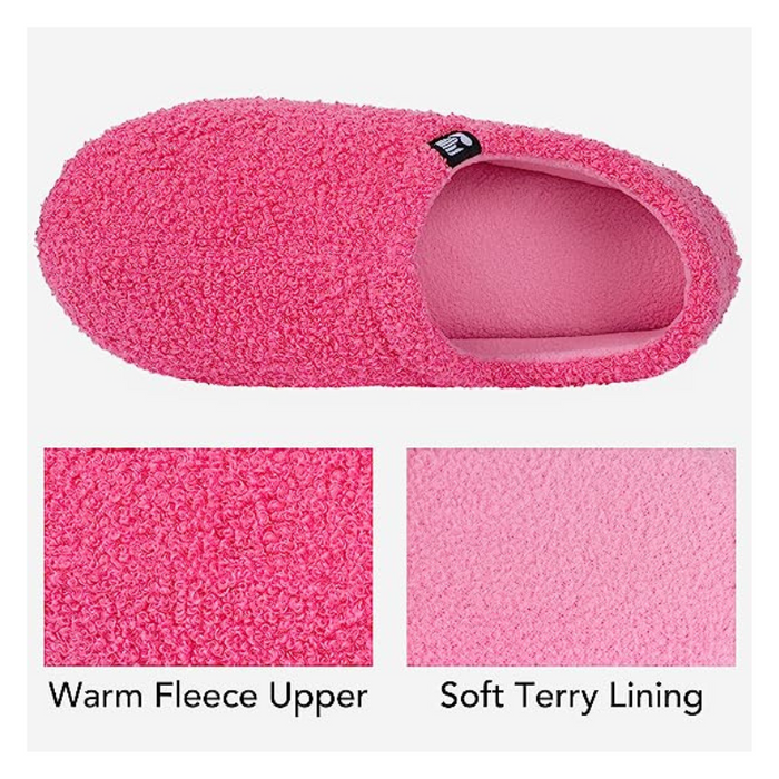 Durable Indoor Slippers With Fleece Lining