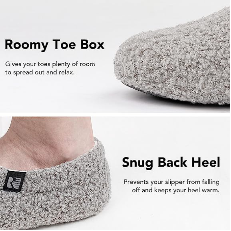 Teddy Fleece Closed Back Indoor Slipper