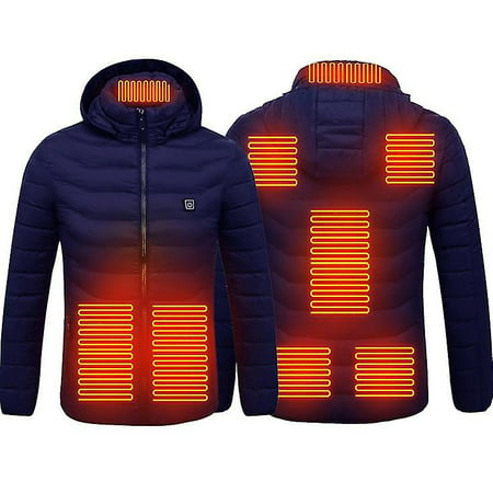 Electric Battery Heated Hooded Jacket - Waterproof , Thermal Heating