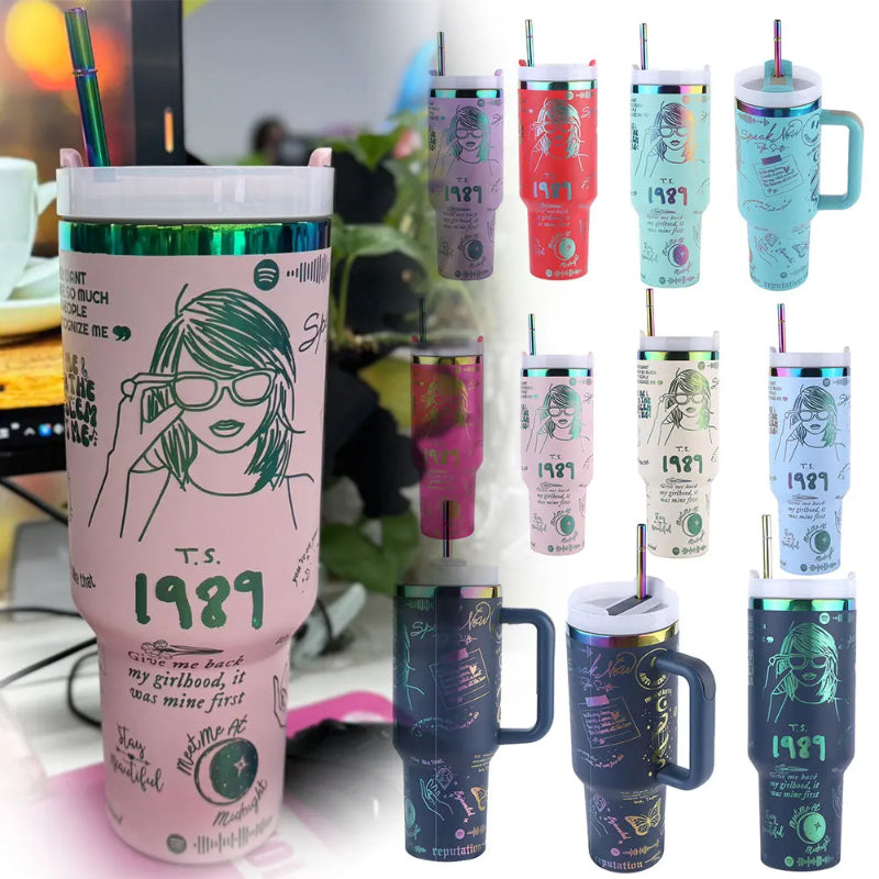 Taylor Swift 40oz Insulated Tumbler With Straw