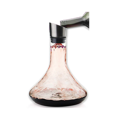 Wine Decanter with Aerator Lead-free Wine Carafe