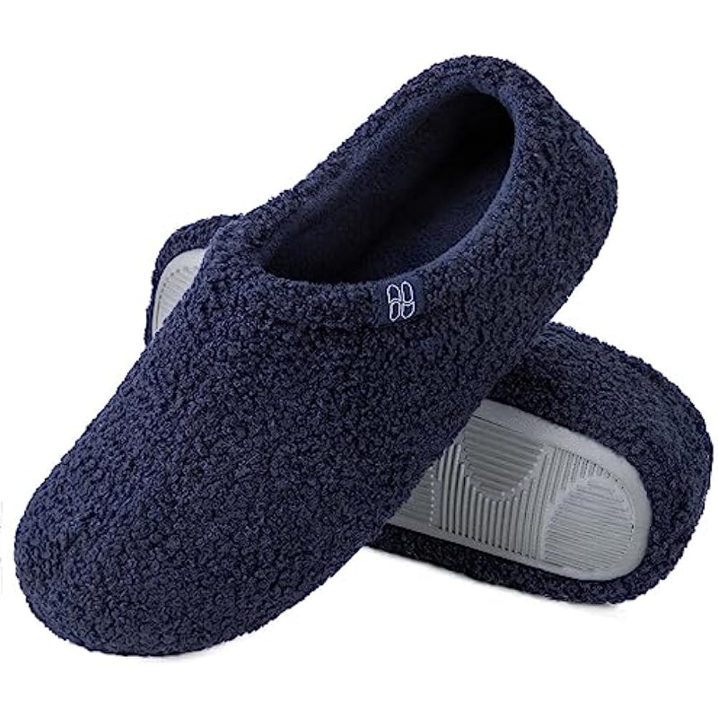 Fuzzy Curly Fur Memory Foam Loafer Slippers