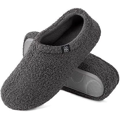 Fuzzy Curly Fur Memory Foam Loafer Slippers