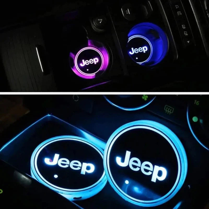 Jeep Car Cup Holder Lights