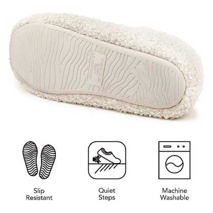 Teddy Fleece Closed Back Indoor Slipper