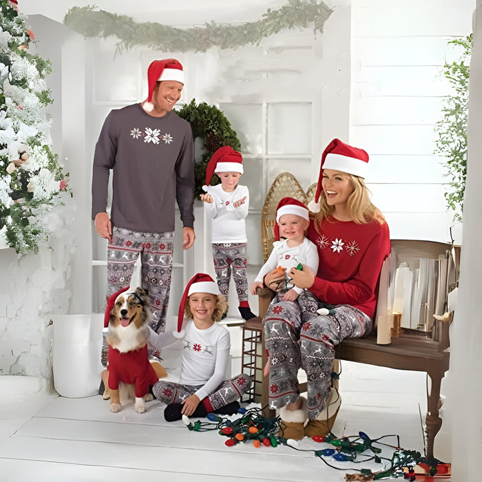 Christmas Nordic Print Family Pajama Set