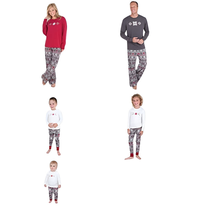 Christmas Nordic Print Family Pajama Set