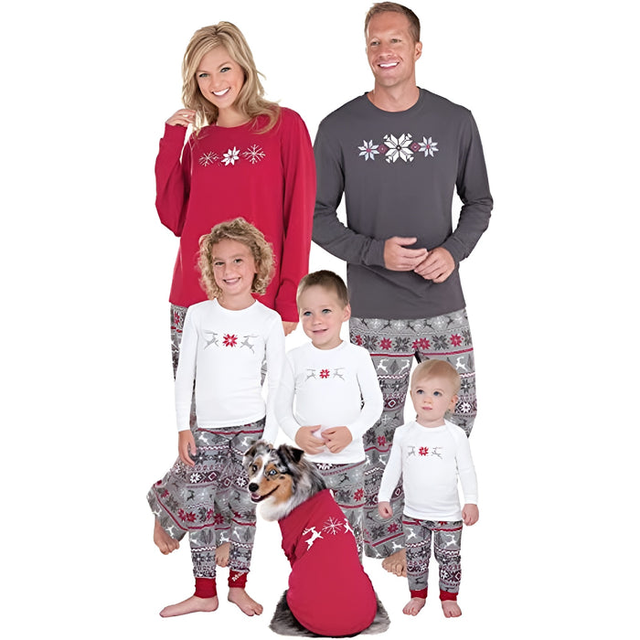 Christmas Nordic Print Family Pajama Set