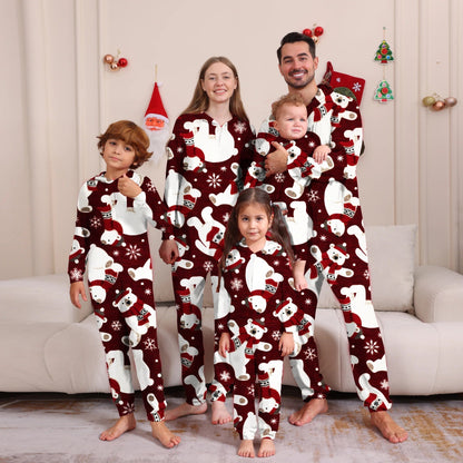 Christmas Festive Family Matching Onesie Pajama Set