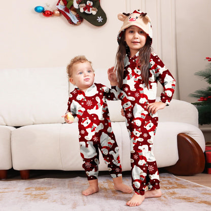 Christmas Festive Family Matching Onesie Pajama Set