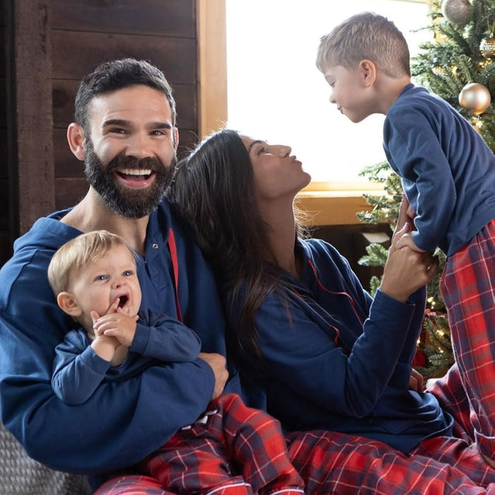 Classic Plaid Family Pajamas Sets