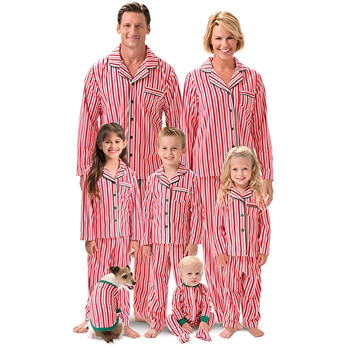 Family Matching Stripe Pajama Sets