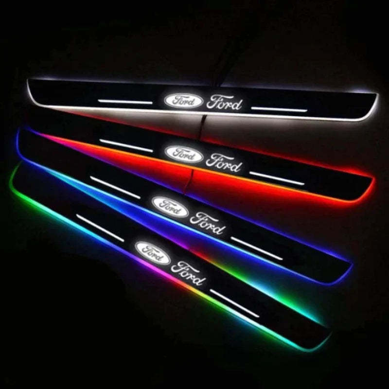 Custom Deluxe Illuminated Led Car Door Sill Lights