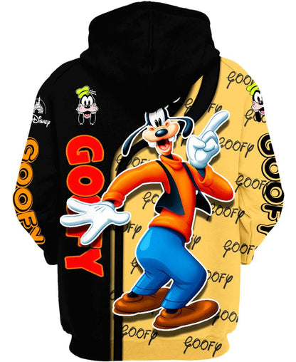 Goofy Themed Zip Up Hoodie