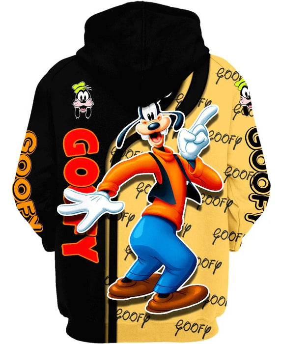 Goofy Themed Zip Up Hoodie