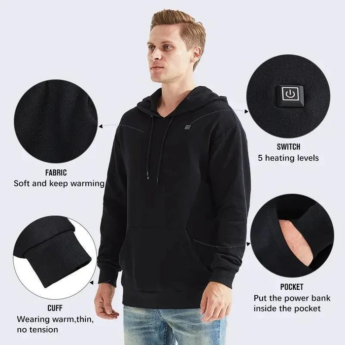 Outdoor Thermal Wear Heated Hoodie