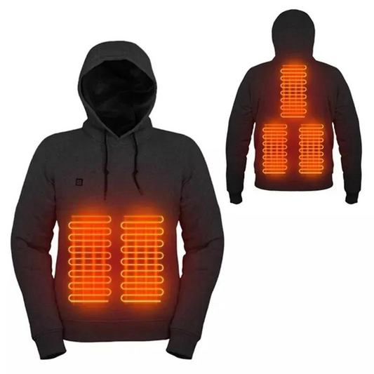 Heated Hoodie Cozy Thermal Wear for Outdoor Comfort