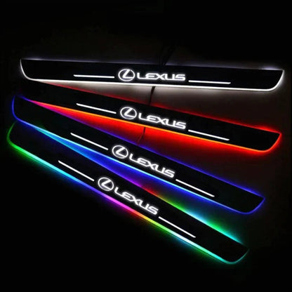 Custom Deluxe Illuminated Led Car Door Sill Lights