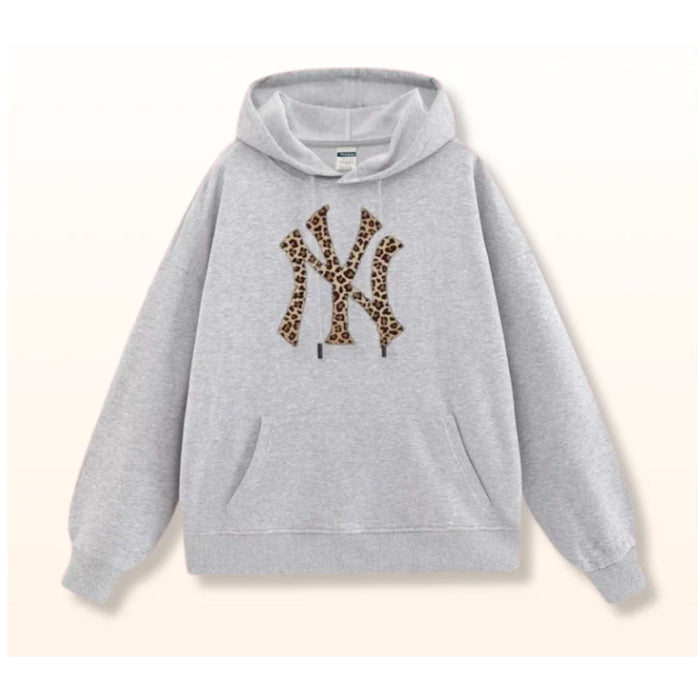 NYC Leopard Printed Hoodie