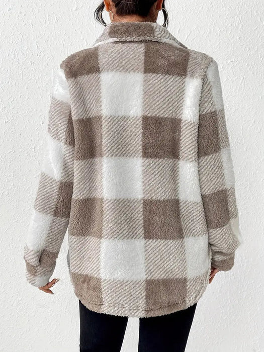 Classic Comfy  Checkered Pattern Jacket