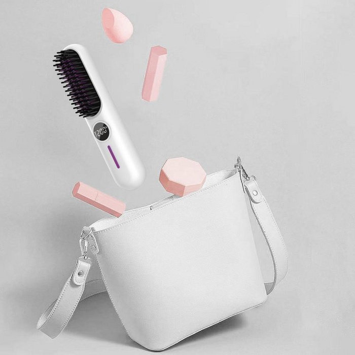 Compact LED Display Straightening Brush