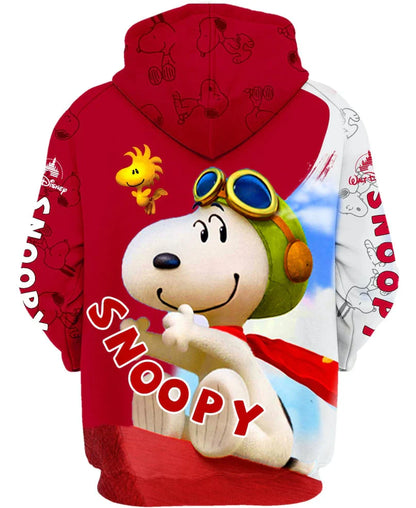 Iconic Snoopy Themed Hoodie