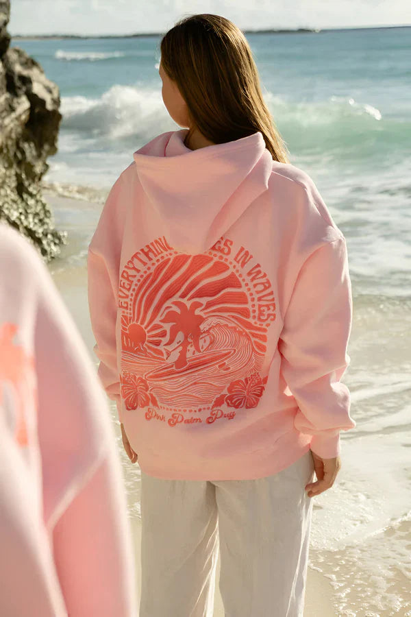 Casual Sunset Inspired Oversized Hoodie