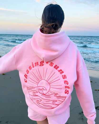 Casual Sunset Inspired Oversized Hoodie