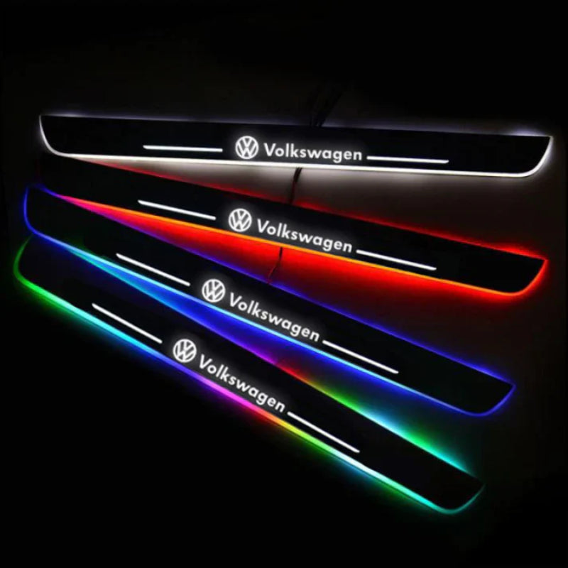 Custom Deluxe Illuminated Led Car Door Sill Lights