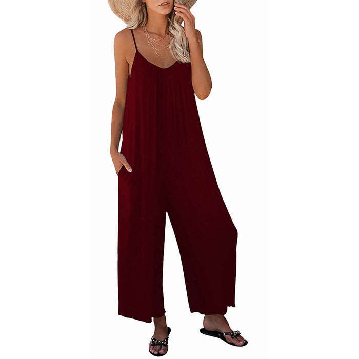 Ultimate Flowy Wide leg Jumpsuit with Pockets