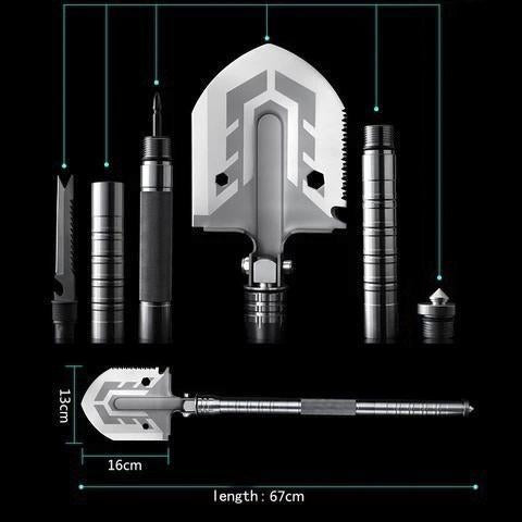 23-in-1 Multi-Purpose Tactical Shovel