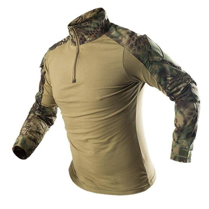 Camouflage Long Sleeve T-Shirts For Men