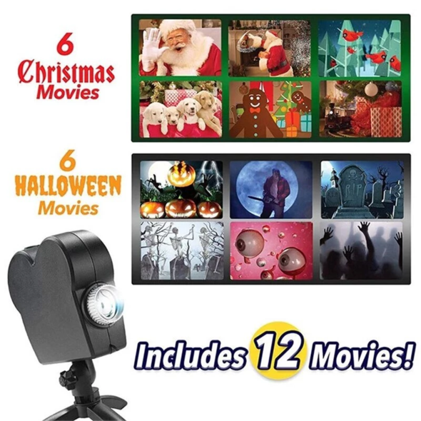 Haunted Halloween&Christmas Projector