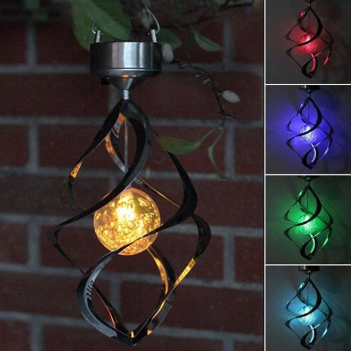 LED Eco-Friendly Multi-Color Solar Wind Chime