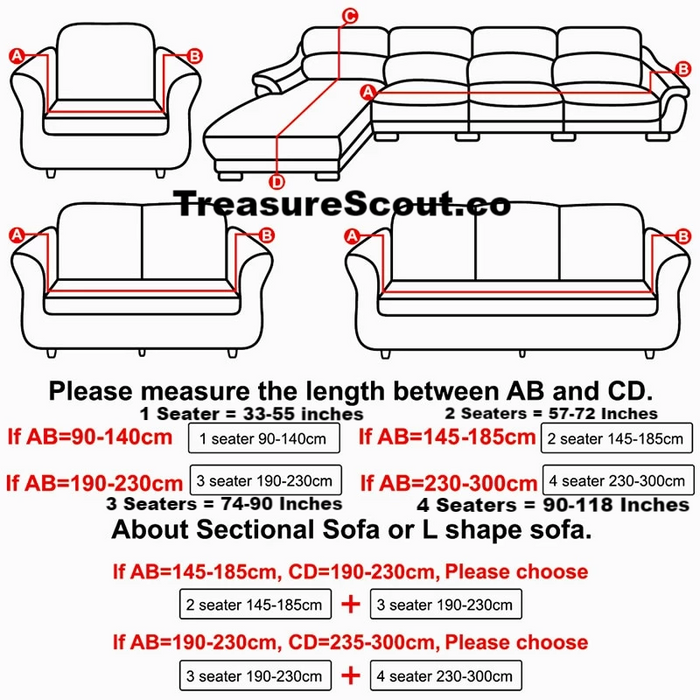 Magix Couch Protection Cover (Suitable for 1 to 4 seats couches, Love Seats & L-Shape couches)