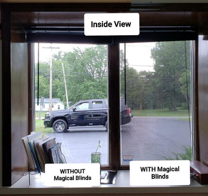 1-way Vision Horizontal Blinds (Applies to Exterior)