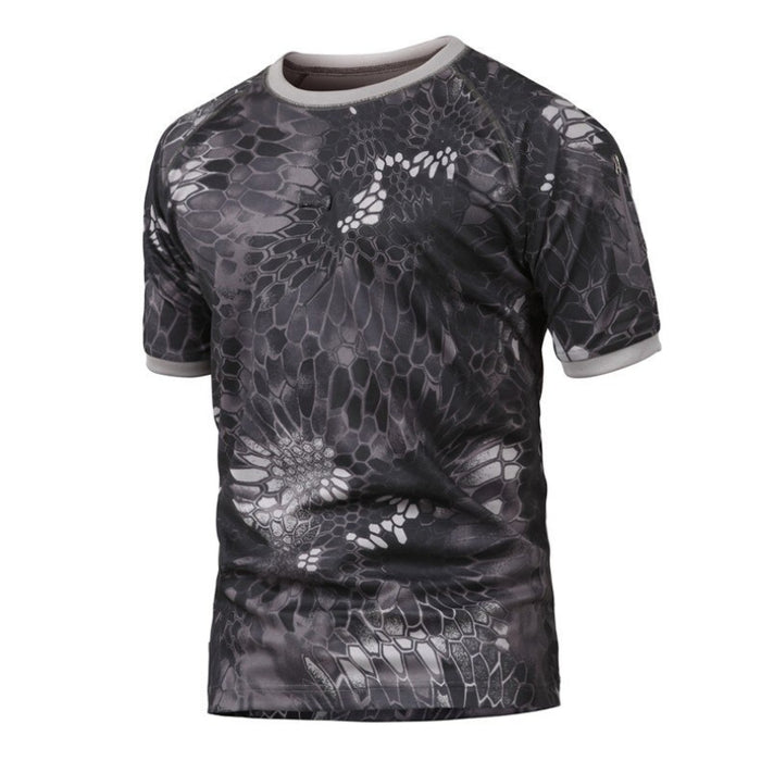 O-Neck Short Sleeve Sports T-Shirt