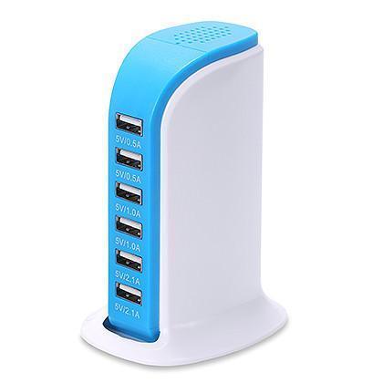 Portable USB charging station – Charge 6 Devices