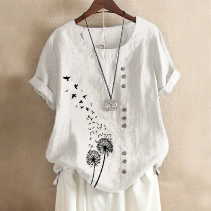 Wishing Flower Summer Blouse