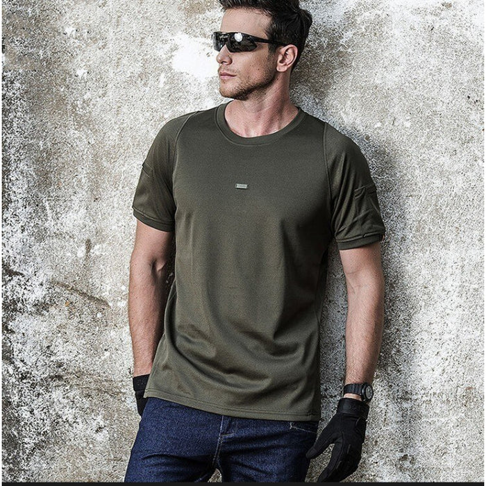 Tactical Military Outdoor Quick Dry O-Neck T-Shirts